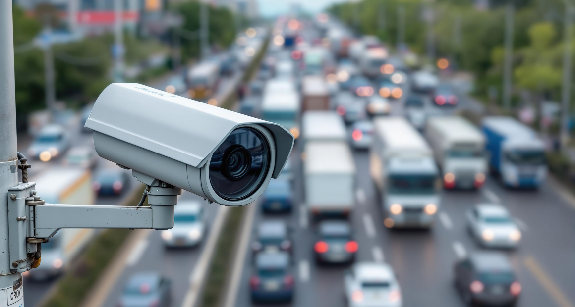 Videotechnik im Einsatz: KI wertet Verkehrsszenen in Echtzeit aus.