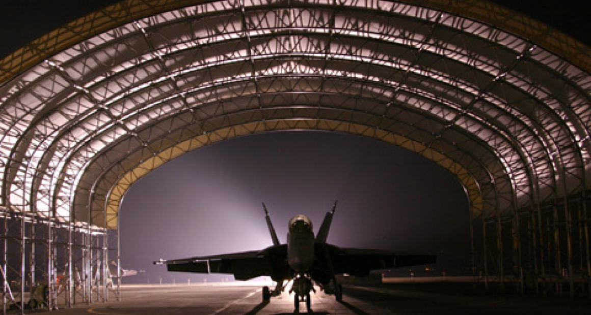 Spezialisierter Brandschutz für Flugzeughangars und Munitionsbunker