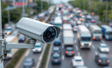 Videotechnik im Einsatz: KI wertet Verkehrsszenen in Echtzeit aus.