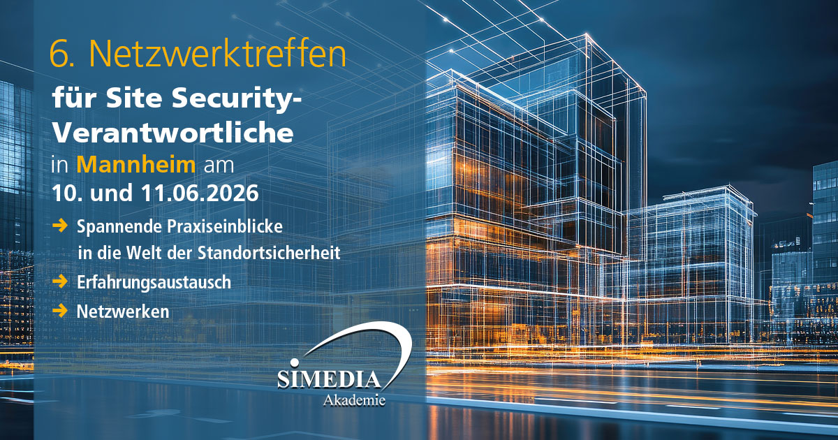 6. Netzwerktreffen für Site Security-Verantwortliche
